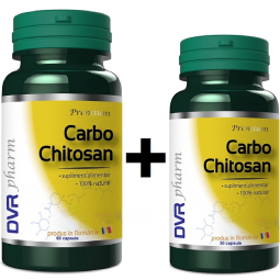 Pachet Carbo chitosan 60+30cps - DVR PHARM