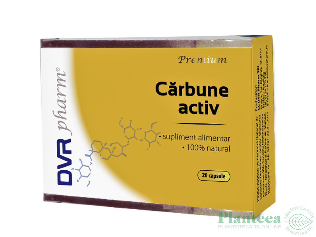 Carbune activ 300mg 20cps - DVR PHARM