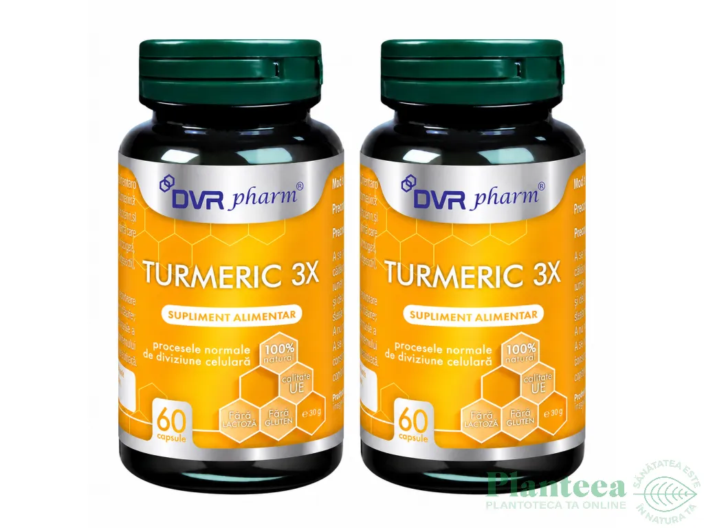 Set Turmeric 3X 2x60cps - DVR PHARM