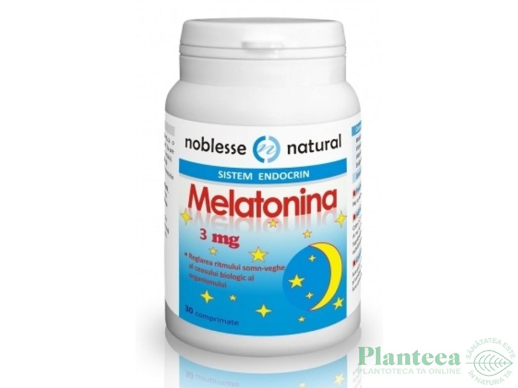 Melatonina 3mg 30cp - NOBLESSE NATURAL
