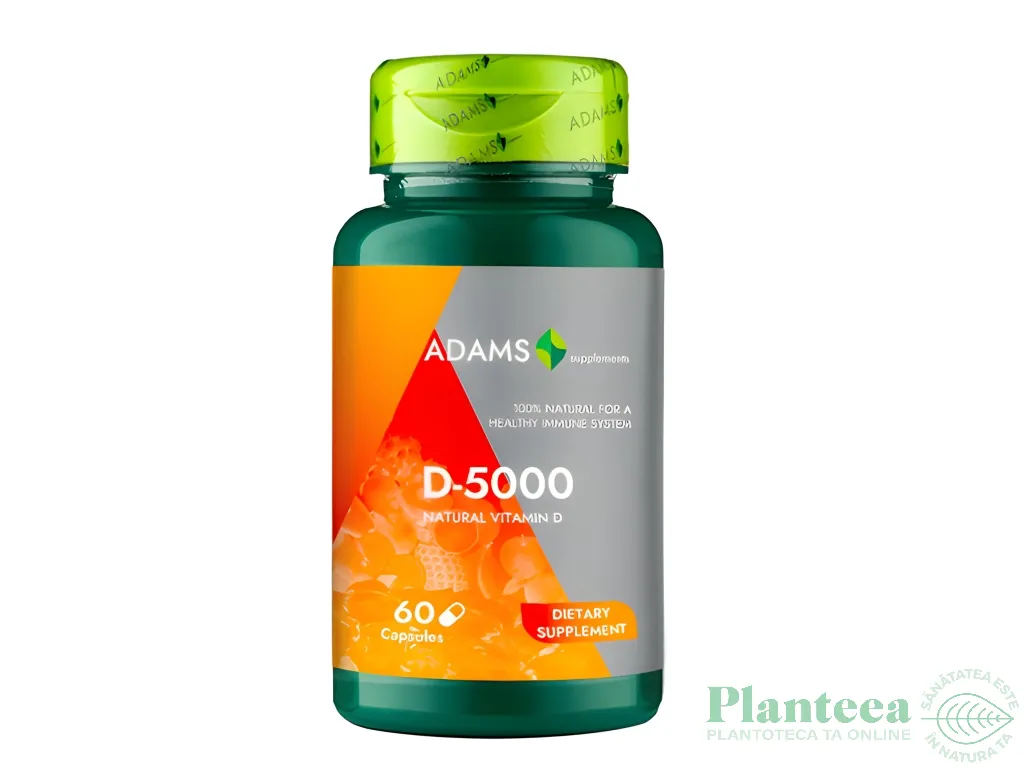 Vitamina D 5000 60cps - ADAMS SUPPLEMENTS