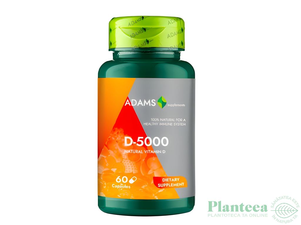 Vitamina D 5000 60cps - ADAMS SUPPLEMENTS