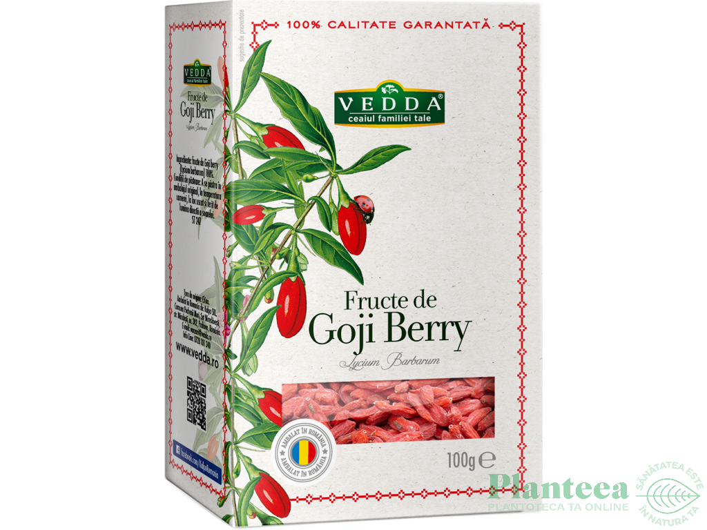 Goji fructe uscate 100g - VEDDA