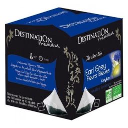 Ceai negru earl grey albastrele 15dz - DESTINATION