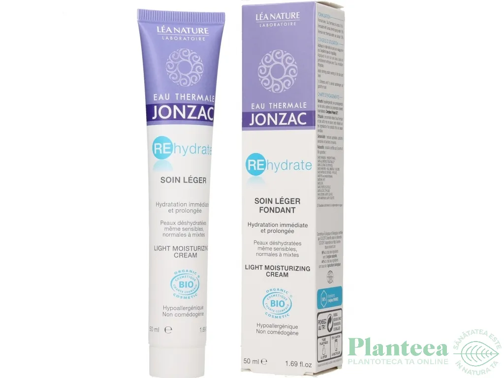 Crema hidratanta ten normal mixt Rehydrate 50ml - JONZAC