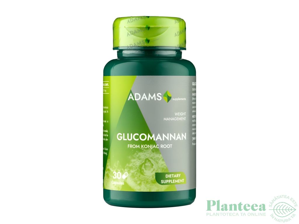 Glucomannan 450mg 30cps - ADAMS SUPPLEMENTS