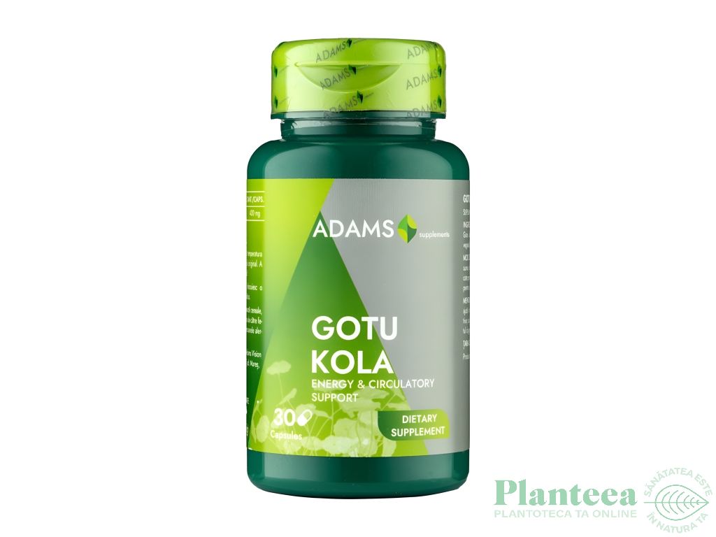 Gotu kola 400mg 30cps - ADAMS SUPPLEMENTS