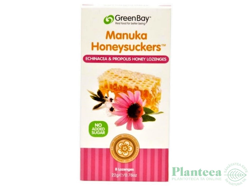 Dropsuri miere manuka echinaceea propolis 22g 8dps - GREEN BAY