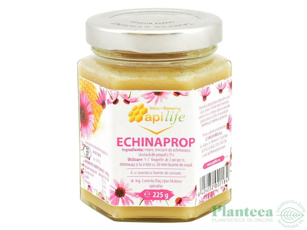 Miere propolis echinaceea Echinaprop 225g - APILIFE