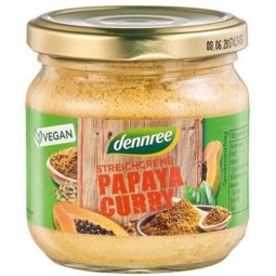 Pate vegetal papaya curry eco 180g - DENNREE