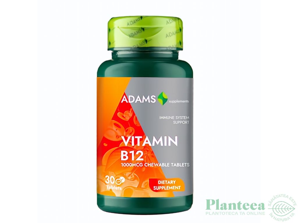 Vitamina B12 1000mcg 30cp - ADAMS SUPPLEMENTS