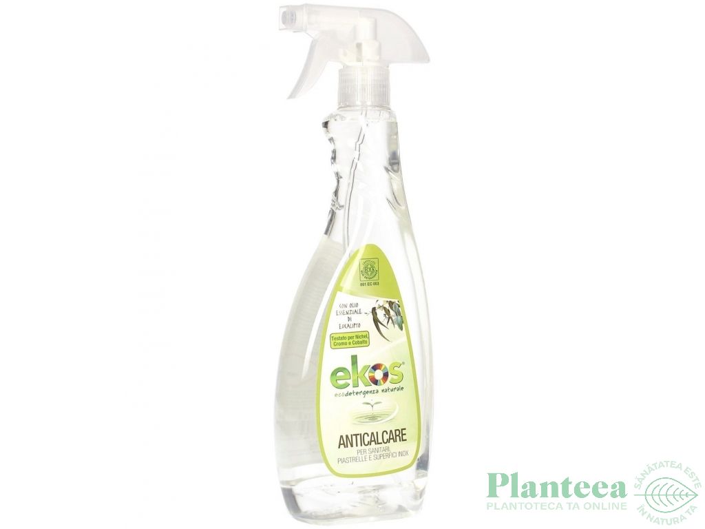 Solutie anticalcar suprafete 750ml - EKOS