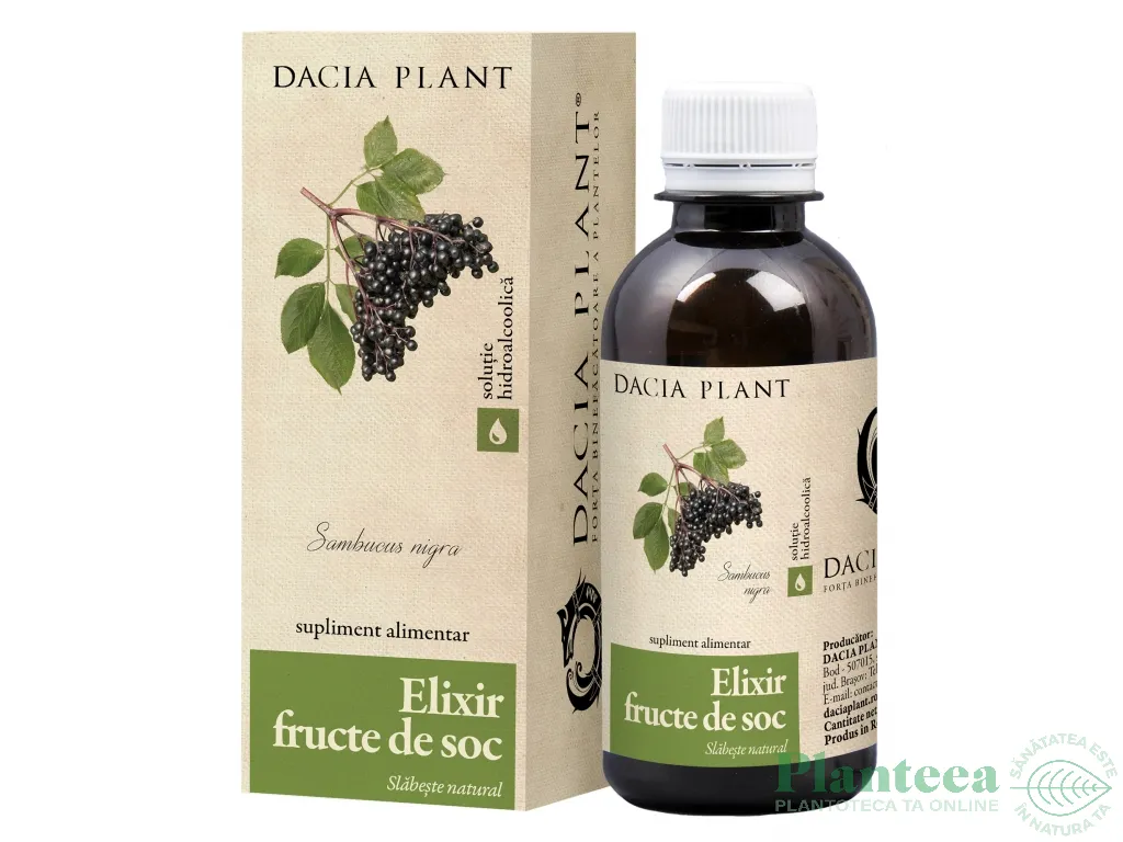 Tinctura elixir soc fructe 200ml - DACIA PLANT