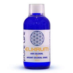 Aur argint coloidal 20ppm Elixirium 240ml - PURE LIFE