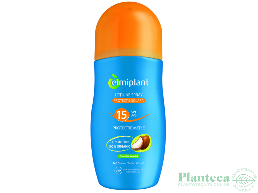 Lotiune protectie solara spf15 200ml - ELMIPLANT