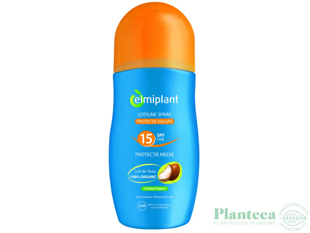 Lotiune protectie solara spf15 200ml - ELMIPLANT