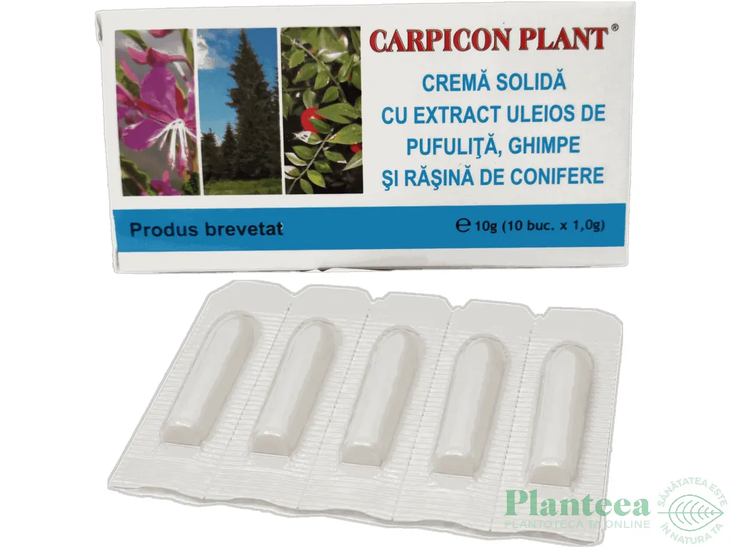 Supozitoare Carpicon Plant 10x1g - ELZIN PLANT