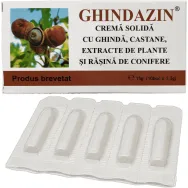 Supozitoare Ghindazin 10x1,5g - ELZIN PLANT