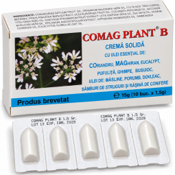 Supozitoare Comag Plant B 10x1,5g - ELZIN PLANT