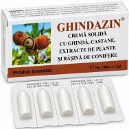 Supozitoare Ghindazin 10x1,5g - ELZIN PLANT