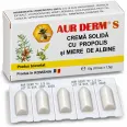Supozitoare propolis miere Aur Derm S 10x1,5g - LAUR MED
