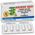 Supozitoare ulei ricin parafina Aur Derm 10x1,5g - LAUR MED