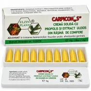 Supozitoare Carpicon S cutie 10x1,5g - ELZIN PLANT