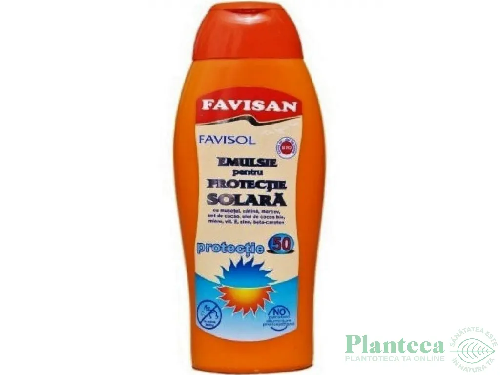 Emulsie protectie solara spf50 FaviSol 250ml - FAVISAN