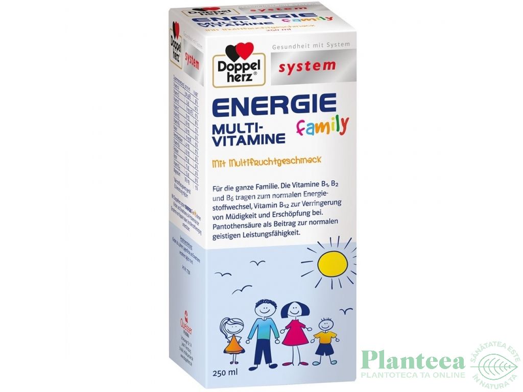 Sirop multivitamine Energie Family 250ml - DOPPEL HERZ