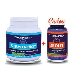 Pachet Stem Energy 250ml+Zeolit detox 60cps - HERBAGETICA