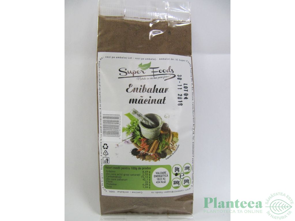 Condiment ienibahar macinat 50g - SUPERFOODS