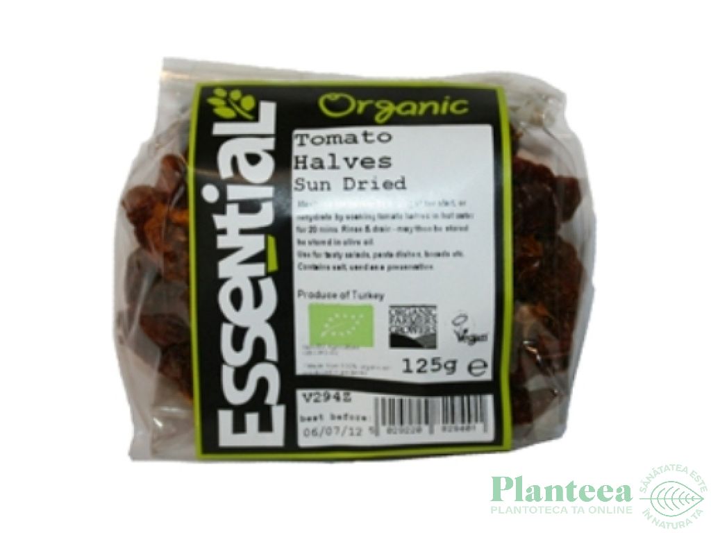 Rosii uscate la soare bio 125g - ESSENTIAL ORGANIC