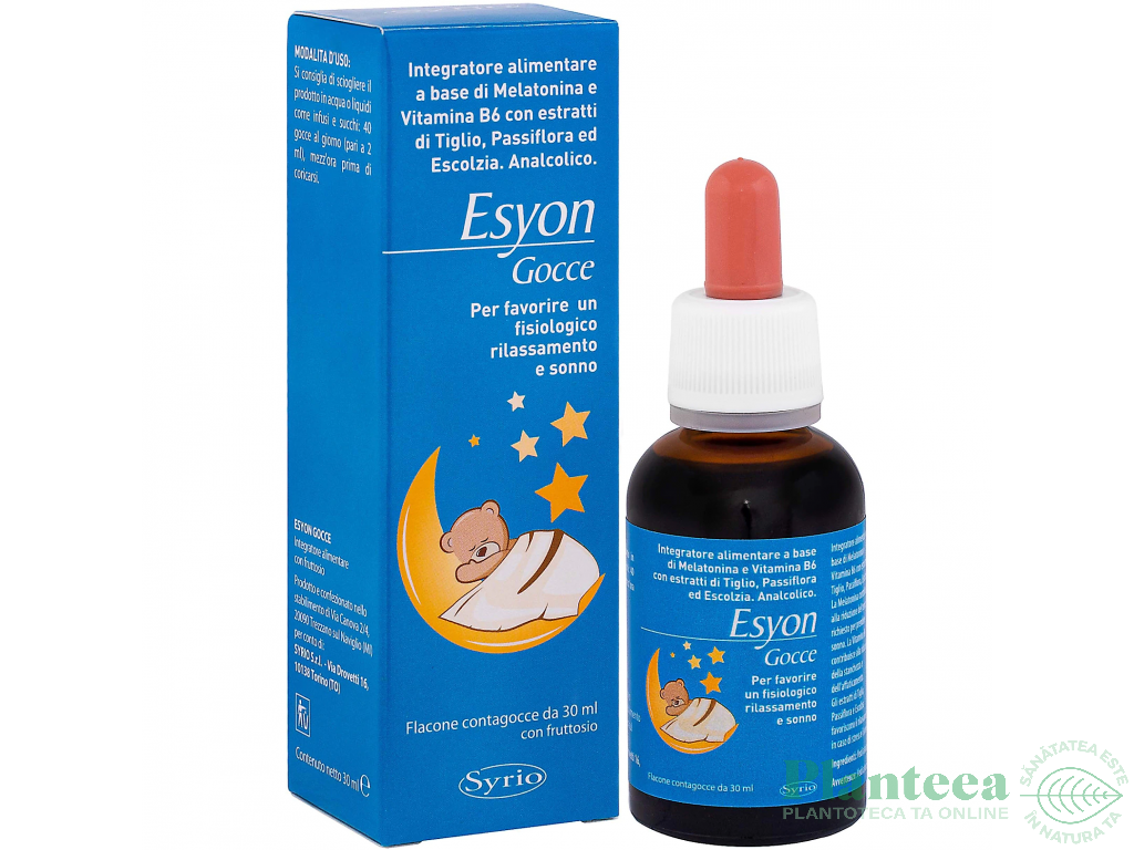 Picaturi somn linistit nou nascuti copii mici Esyon 30ml - SYRIO