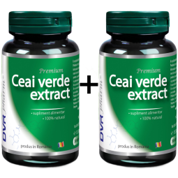 Set Ceai verde extract 2x30cps - DVR PHARM