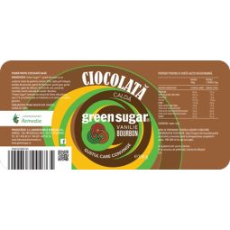 Ciocolata calda instant vanilie 250g - GREEN SUGAR