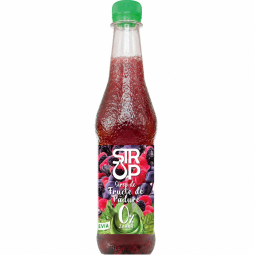Sirop concentrat fructe padure fara zahar 500ml - STROP