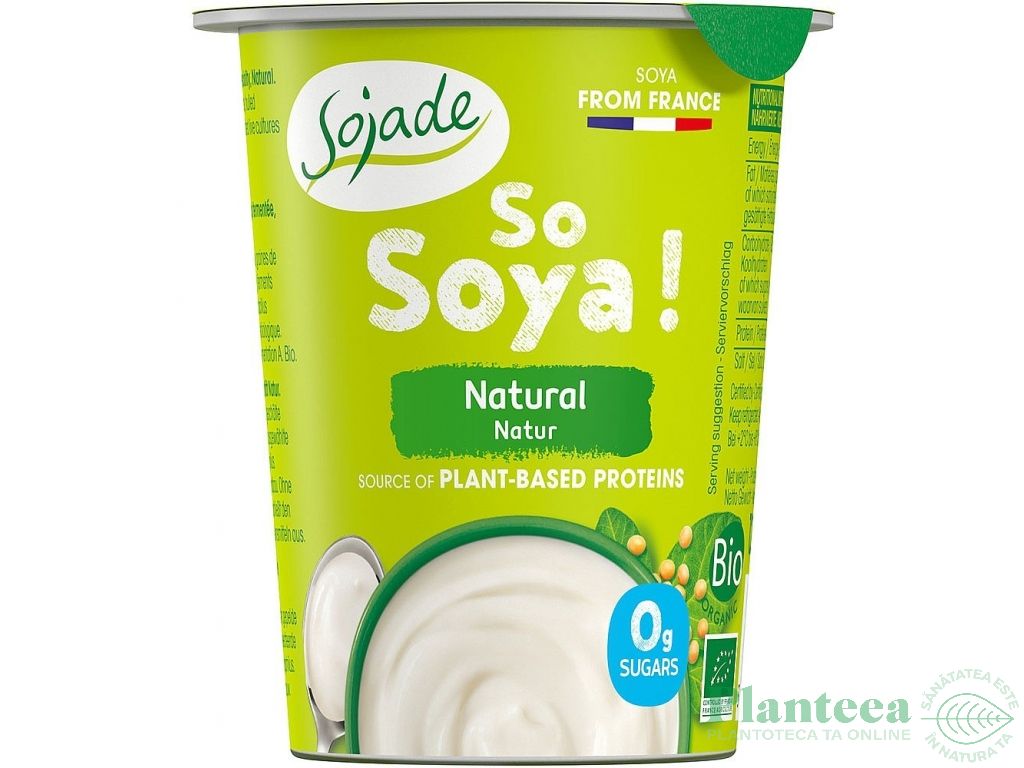 Iaurt soia natur 125g - SOJADE