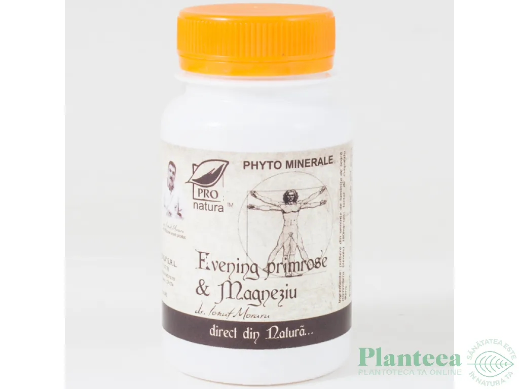 Evening primrose magneziu 60cps - MEDICA