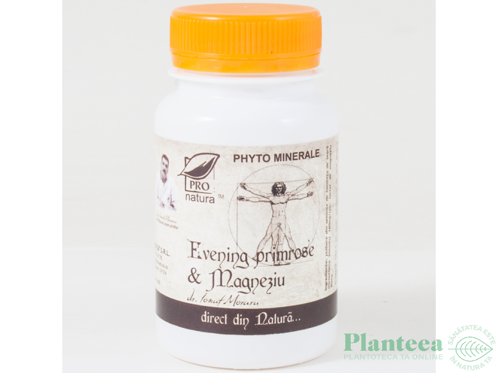 Evening primrose magneziu 60cps - MEDICA