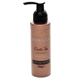 Ser fata corp bronzant stralucitor Exotic Tan 100g - HERBAGEN