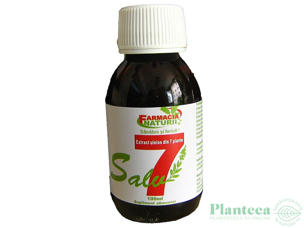 Extract uleios 7plante Salv7 100ml - FARMACIA NATURII