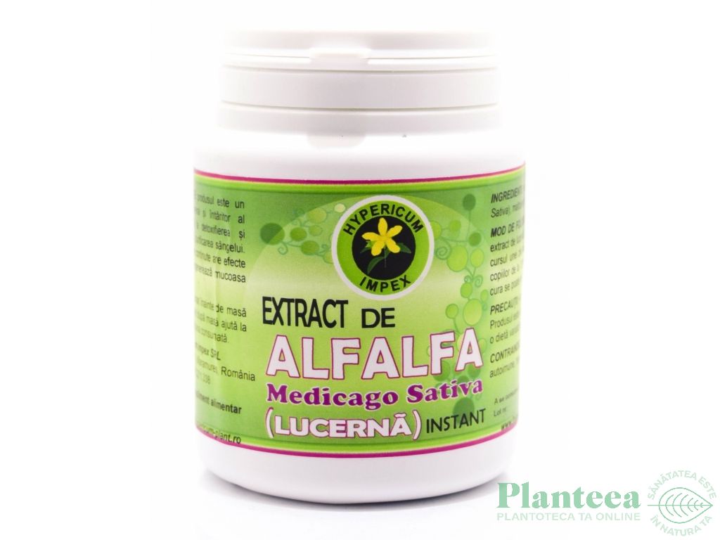 Pulbere lucerna verde [alfalfa] extract 70g - HYPERICUM PLANT