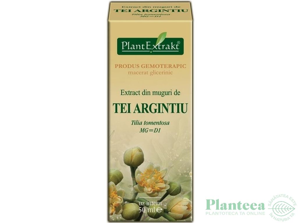 Gemoderivat tei argintiu muguri 50ml - PLANTEXTRAKT