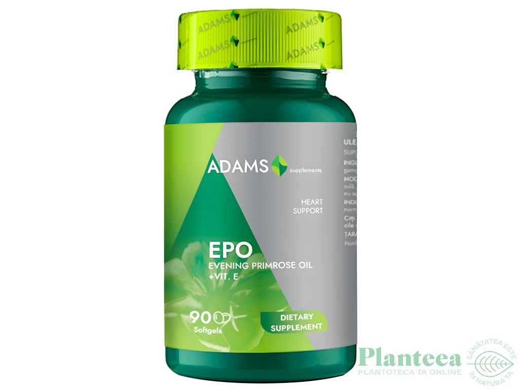 EPO [Evening primrose E] 1000mg 90cps - ADAMS SUPPLEMENTS