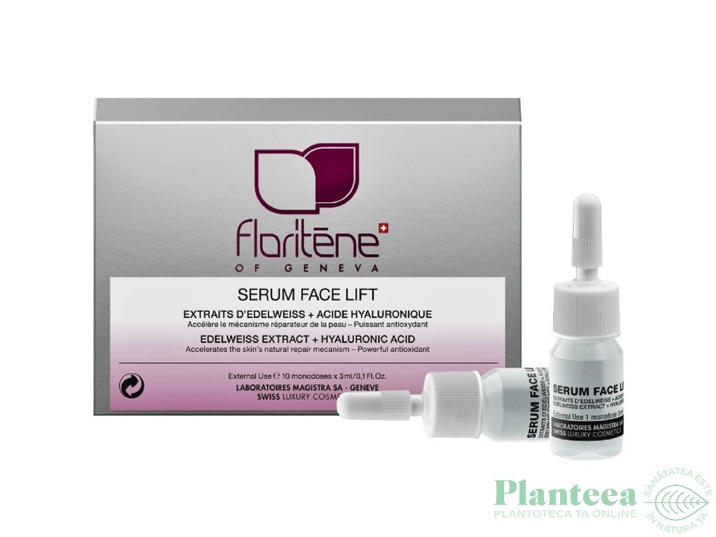 Fiole edelweiss acid hialuronic unirepair 10x3ml - FLORITENE