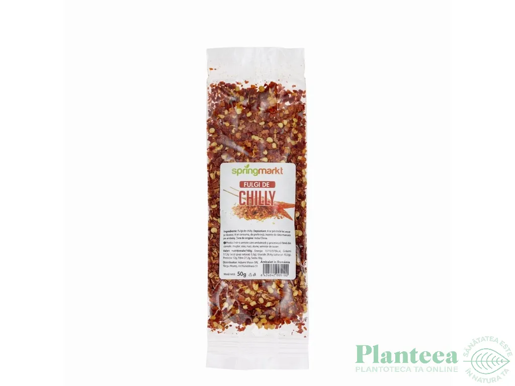Condiment chilli fulgi 50g - SPRINGMARKT