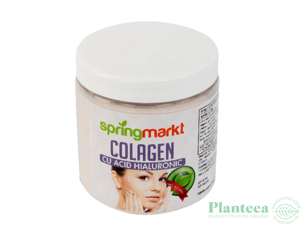 Pulbere colagen acid hialuronic 120g - SPRINGMARKT