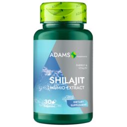 Shilajit [Mumio extract] 400mg 30cps - ADAMS SUPPLEMENTS