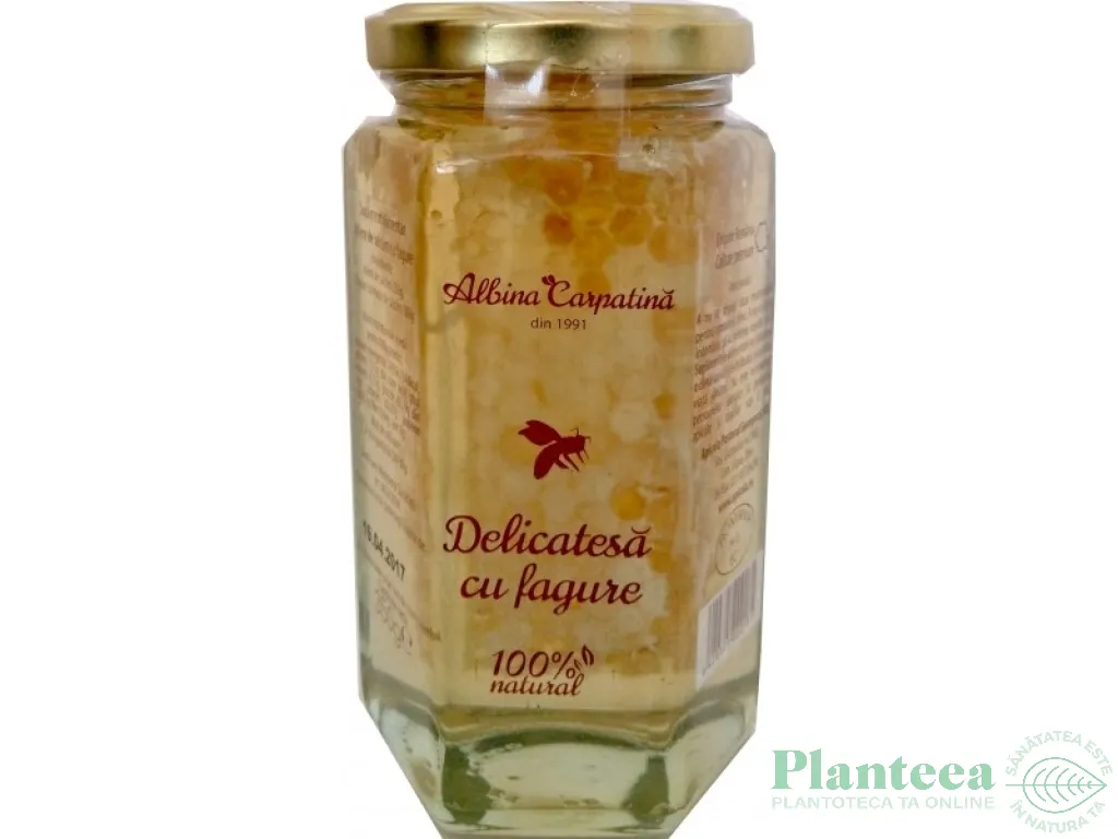 Miere cu fagure Delicatesa 350g - ALBINA CARPATINA