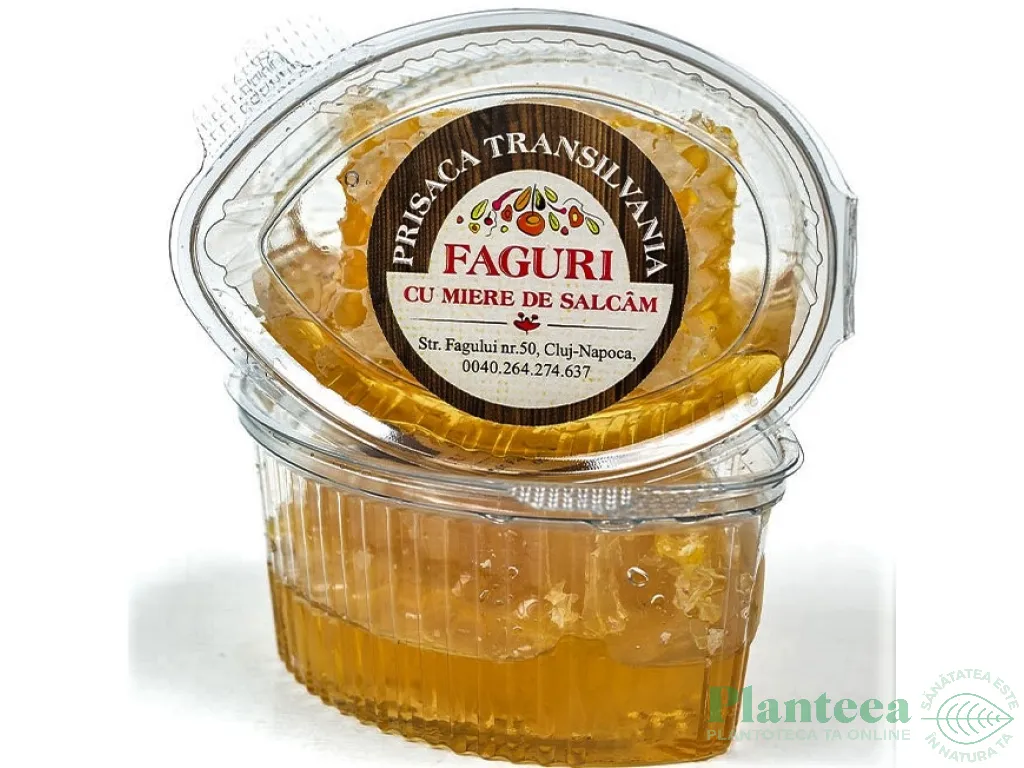 Faguri cu miere salcam caserola 70g - PRISACA
